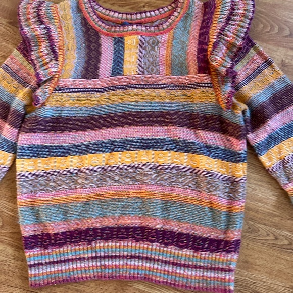 Anthropologie Pilcro Multicolor Lalala Sweater XL ( L ) - Picture 2 of 12